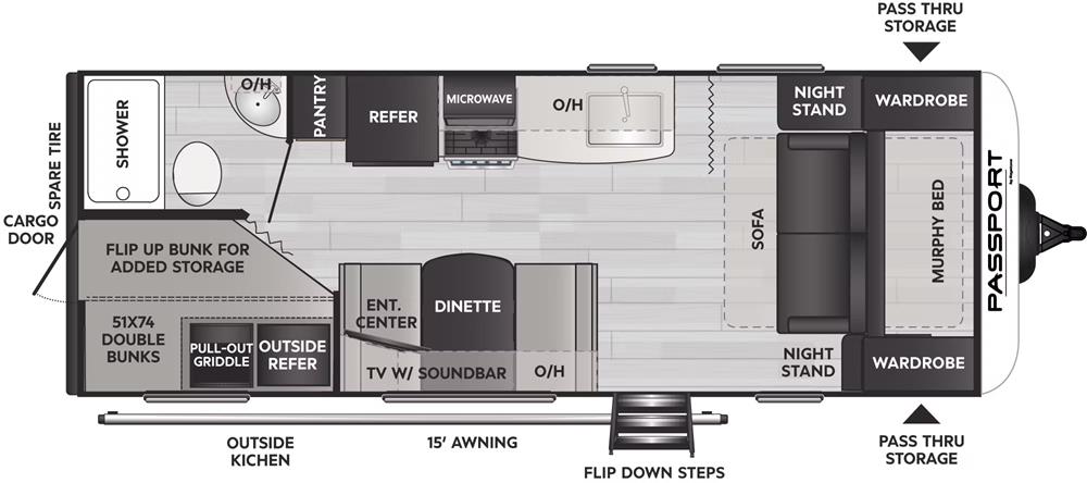 219BHWE Floorplan