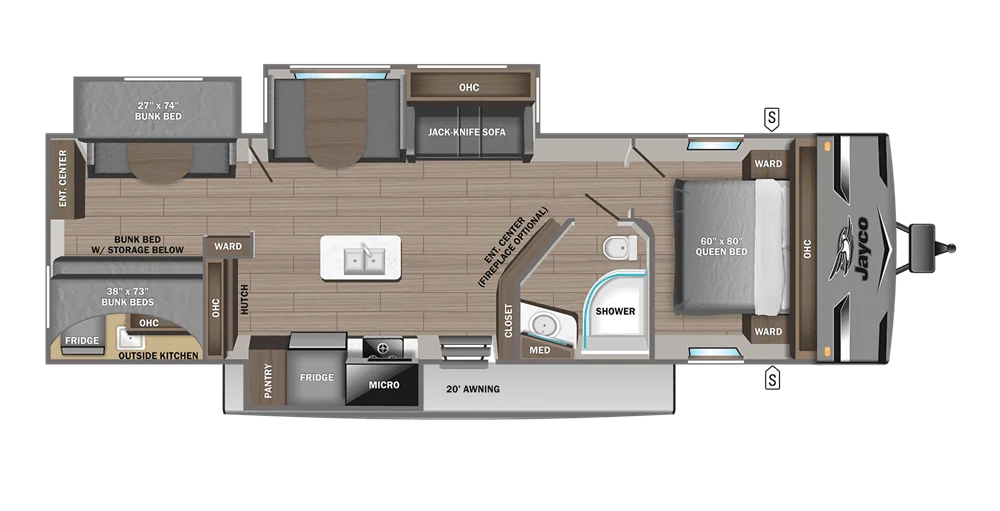 jay flight 33rbts floorplan